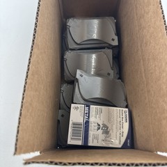 12 Pk Sigma Engineered Solutions, Gray 14147 1-Gang Universal Weatherproof Cover