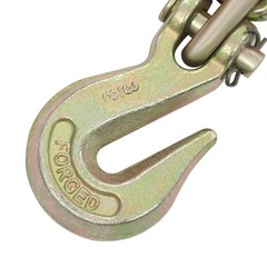 4 Pcs 3/8″-1/2″ Chain and Binder Kit Ratchet Load Binder 10FT Chains Hauling
