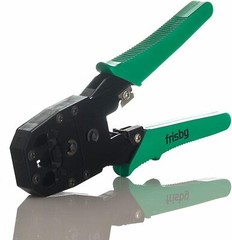 Frisby Crimping Tool & Wire Stripper for Network Installations RJ45 RJ11 RJ12