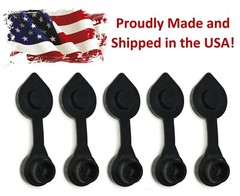 5 black Fuel Gas Can Jug Vent Cap Blitz Wedco Scepter Essence Midwest Eagle