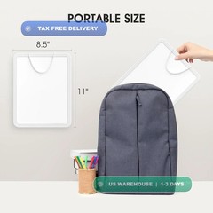 Small Dry Erase Board 8.5×11 Inches, Double Sided Mini Whiteboard for Wall, Desk