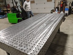 60″x120″ Welding Fabrication Table 5x10ft DIY Flat Kit Fixture Laser Cut in USA