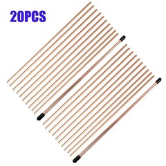 20 Sticks Brazing Rods Bcup-5 15% Silver Solder Phos Copper Brazing Welding Rods