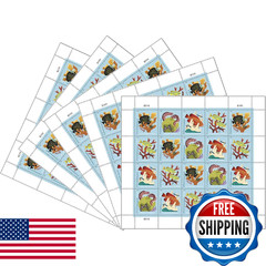 United States Postal Service Coral Reefs Postcard 5 Sheets Of 20 First Class