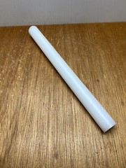 1″ X 11-1/4″ UHMW PE Plastic Round Rod Bar Stock White Polyethylene USA