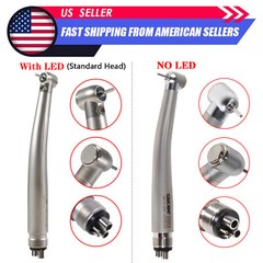 1-5*Dental LED E-generator /Non LED High Speed Handpiece Standard Head 4 Hole fo