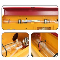 50W CO2 Laser Engraving Machines Laser Engraving 300*200mm 1-350 mm/s Kit Tools
