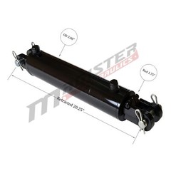 Hydraulic Cylinder Welded Double Acting 3.5″ Bore 10″ Stroke Clevis End 3.5×10