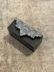 Printing Letterpress Print Block Foundry Cast Oak Leaves Acorns Tailpiece (3030)