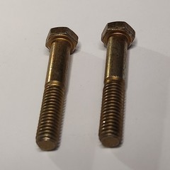 (Qty 50) 3/8-16 x 2-1/4″ Hex Head Cap Screws Bolts Grade 8 Yellow Zinc PT Course