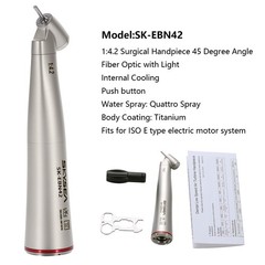 SKYSEA Dental Fiber Optic 1:4.2 Increasing 45° Contra Angle LED Handpiece DL