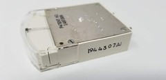 INTERNATIONAL INSTRUMENTS Model 1136 Edgewise Meter, DC 200uA, Zero-Center New