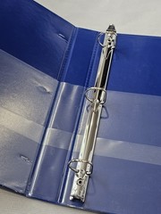 x12 Up & Up Durable Blue D-Ring Binders w/ Clear View Inside Pockers 1″ ▪︎ NEW