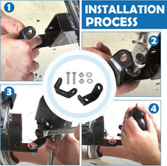 For Boatbuckle G2 Universal Strap Mounting Bracket Kit Retractable Transom Strap