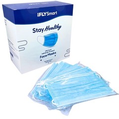 ClearLee IFLY Smart Premium Disposable Blue Face 100 Count (Pack of 1),