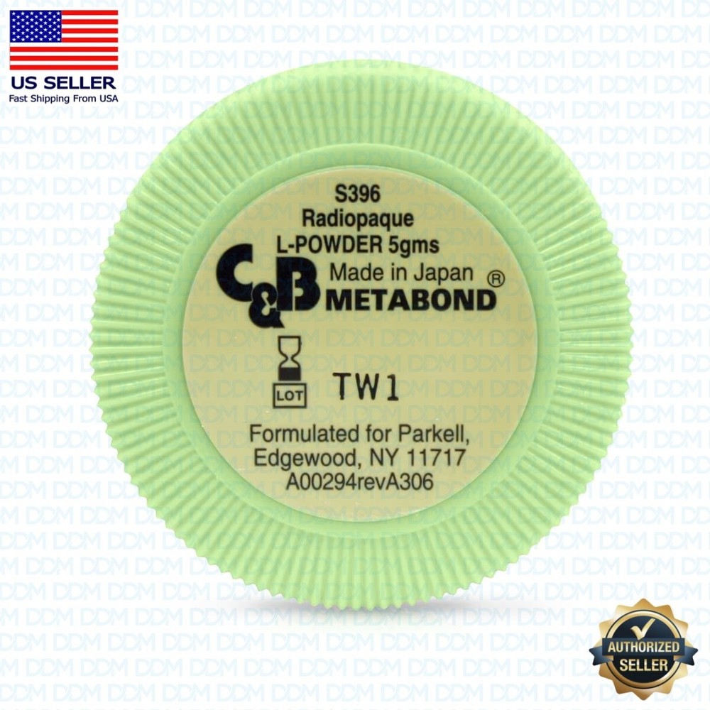 Parkell C & B Metabond Radiopaque L-Powder, 5 Gm. Jar #S396
