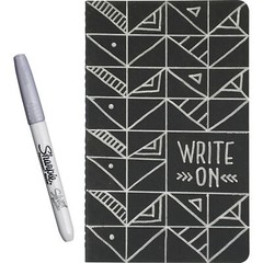 Sharpie Metallic Permanent Markers, Fine Point, Silver, 12 Count