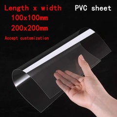 High Transparent PVC Plastic Plate Hard Sheet Thin Isolation Plate Board 0.5~3mm