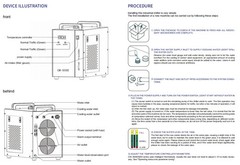 CW-5200 Industrial Water Chiller 2.4kW 0.3℃ for CO2 Laser 110V/220V