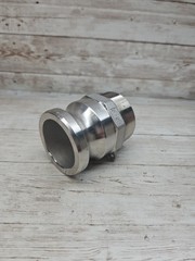 USASEALING 2″ Type F Camlock Fitting Male Adapter to 2 Inch Male NPT SS304