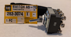 Genuine Caterpillar CAT 283-3074 32V Four Pole Toggle Switch Assembly 2833074