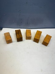 BUSSMANN 263 FUSE REDUCERS 60A TO 30A (LOT OF 5 PAIRS) NEW FREE SHIPPING
