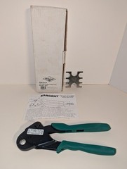 NEW McDonald 2301ACT & 2302 1/2 & 3/4 Pex Angle Crimp Tool With Copp Crimp Rings
