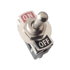 5X Toggle SWITCH ON/OFF Heavy Duty 15A 250V SPST 2 Terminal Car Boat Waterproof*