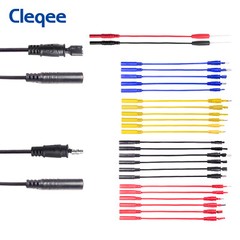 Cleqee 92PCS Multimeter Test Lead Kit Alligator Clip for Automotive Electrical