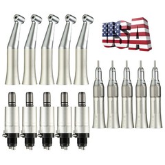 1-10* NSK Style Dental Contra Angle/Straight/Air Motor Handpiece Low Speed YX23