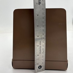 VTG Lit-Ning Metal File Desk Organizer 6 Vertical Slot Metal MCM Office Decor