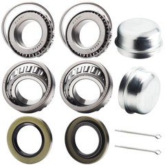 2 Set Fits for 1” Axles Trailer Wheel Hub Bearings Kit, L44643/L44610,1.000″ ID