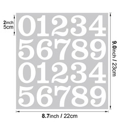 Hopeful Life Feng 200 PCS Mailbox Numbers for Outside, Vinyl 2 inch, White