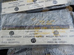 Allen Bradley 1/2 Watt Carbon Comp Resistor Packs (50) Various Values You Pick