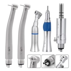 Dental PANA MAX E-Type Push Button High&Low Speed Handpiece Kit 4Holes