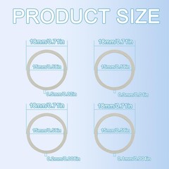 M15 Precision Stainless Steel Shim Washer 0.1/0.2/0.3/0.5mm Spacers