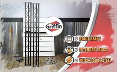 2 PACK Triangle Truss Kit DJ Booth Trussing Section Stage Segment Lighting Stand
