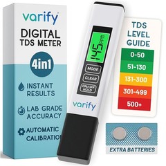 Instant 4-in-1 TDS Meter Digital Water Tester for Drinking Water | Accurate 0–