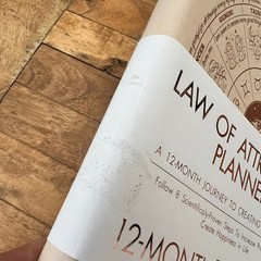 Law of Attraction Planner 12-Month Undated Journey To Creating A Dream Life