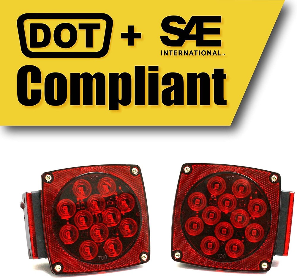 70460 Luces Traseras Led Para Remolque De 12 V (Giro/parada/senal-izquierda/…