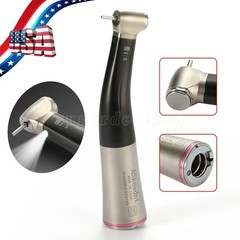 1:5 ratio Dental Fiber Optic LED Contra Angle Handpiece Inner 4 Spray /Rotor