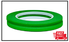 QDiShi 2 Pack 1/4″ inch x 60yd Green Painters Tape Easy Removal Thin Narrow Fini
