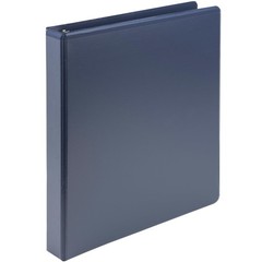 Samsill Plant-Based 1 Inch Durable D-Ring, View Binder, 1-Inch, Indigo