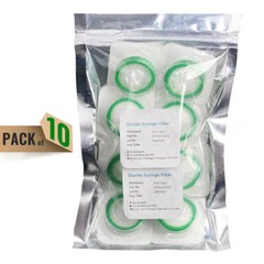 10-200PCS Syringe Filter Sterile PES Membrane33mm 0.22µm Sterilized Lab supplies