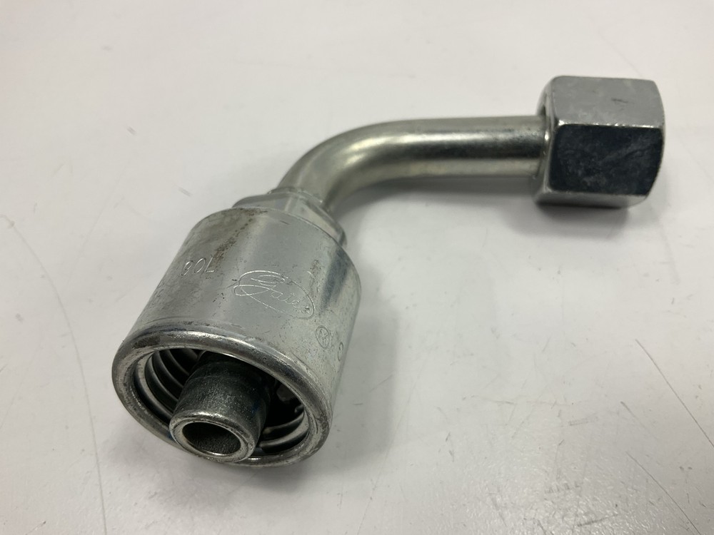Gates G25181-0808 Female JIC 37 Swivel 90 Hydraulic Fitting 1/2″ Hose X 3/4-16