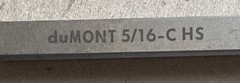 Dumont 10-10A Keyway Broach Set – Complete Set + 1 Extra Broach