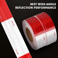 2″ x 200ft DOT-C2 Reflective Tape with Rhombus Pattern for Enhanced Night Safety