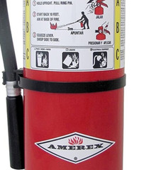 5-FIRE EXTINGUISHER HOSE STRAP & CLIP 1/2″X26″ FITS ALL SIZE FIRE EXTINGUISHERS