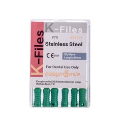 60pcs Dental Endodoncia Endo K Files Root Canal K-Files Hand Use 25MM #6/8/10/15