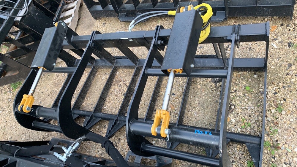 Skid Steer 72 Inch Brush Grapple Bobcat Caterpillar Gehl Mustang